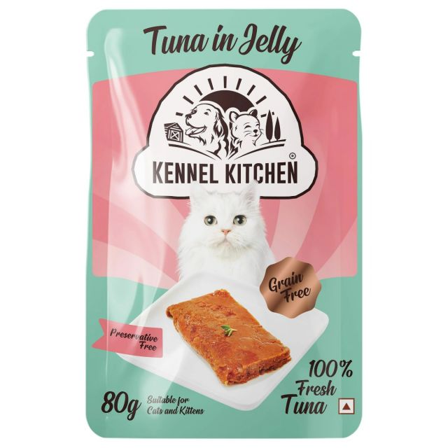 Kennel Kitchen Tuna In Jelly  Kitten/Adult Wet Cat Food (Pack Of 15)