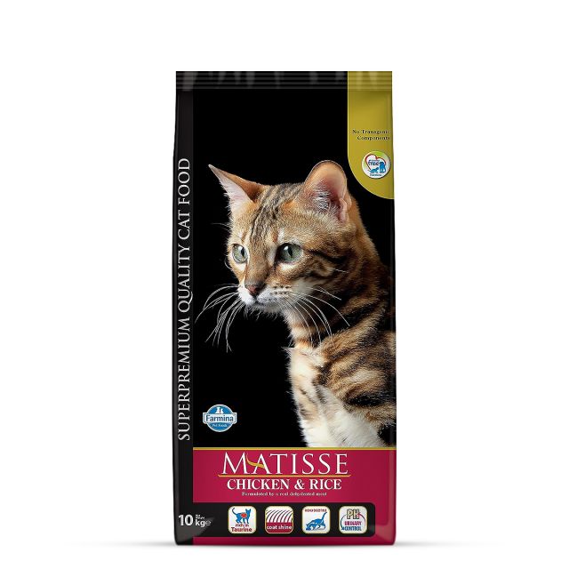 Matisse Chicken & Rice Adult Dry Cat Food - 10 kg