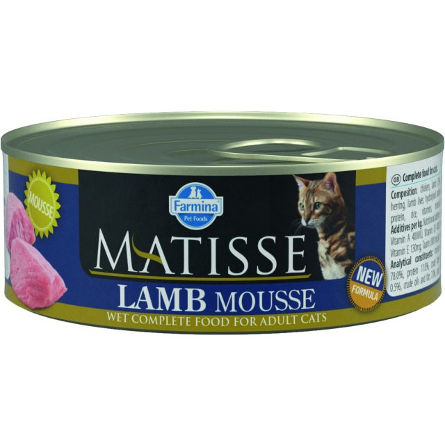 Matisse Lamb Mousse Wet Cat Food Adult - 80 gm