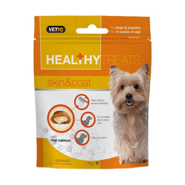Mark & Chappell Healthy Treats Skin & Coat For Dogs & Puppies - 70 gm  