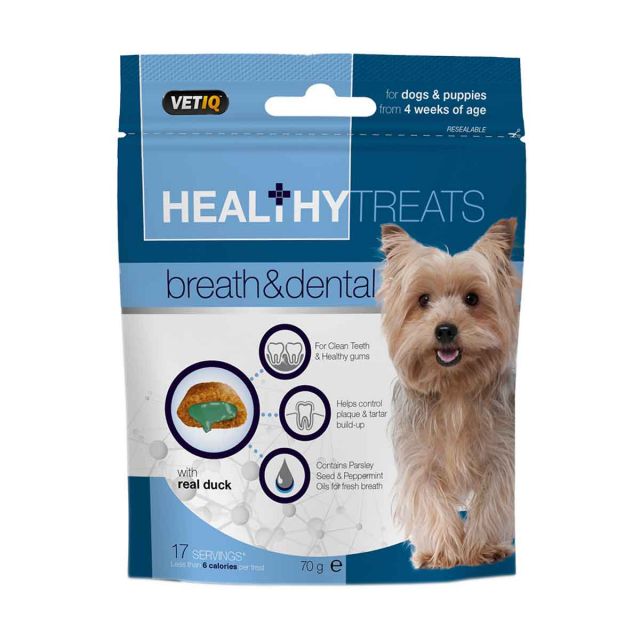 Mark & Chappell Healthy Treats Breath & Dental For Dogs - 70 gm  