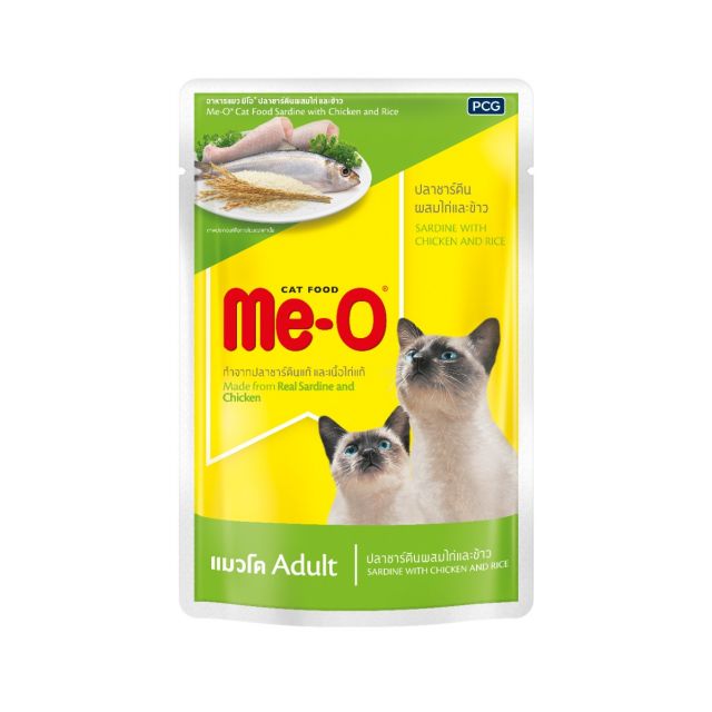 Me-O Chicken Chunk In Gravy Adult Wet Cat Food - 80 gm (Pack Of 12)