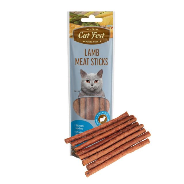 Catfest Lamb Meat Sticks Cat Treat - 35gm