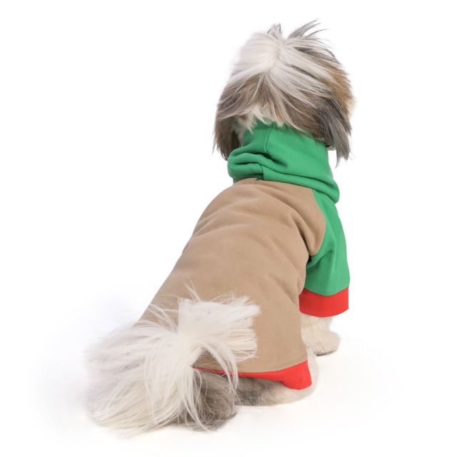 ZL Leafy Vibrant Warmer Hoodie for Dogs-2XL