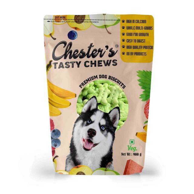 Chester Vegetarian Dog Biscuit - 900 Gm