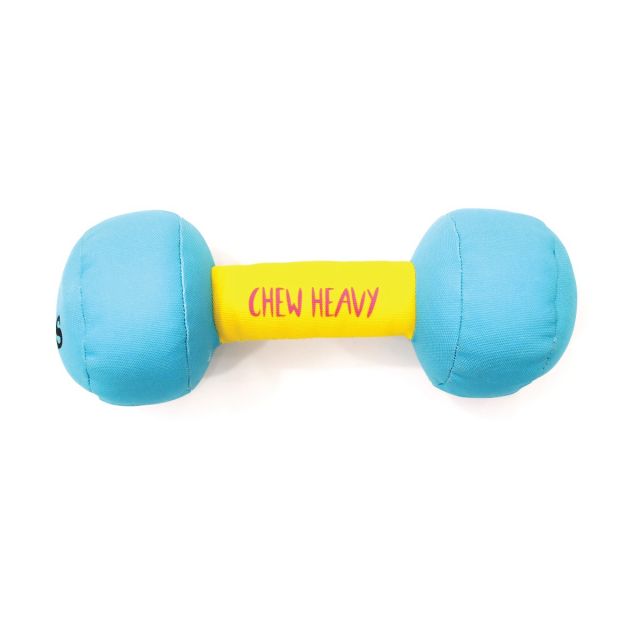 Goofy Tails Gym Series Dumbbell Plush Dog Toy