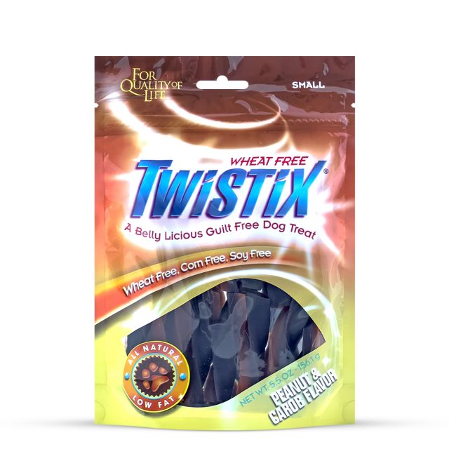 NPIC Twistix Peanut & Carob Flavor Dog Dental Treat - 156 gm Small