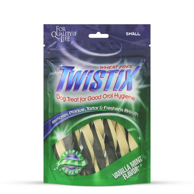 NPIC Twistix Vanilla Mint Dog Dental Treat - 156 gm Small