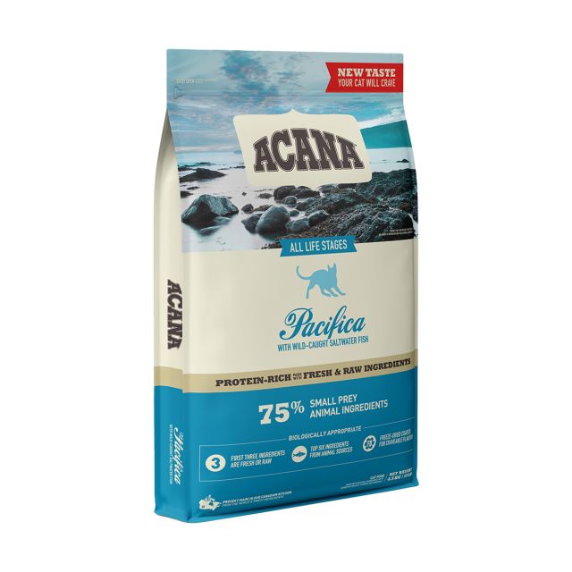 Acana Pacifica Fish Adult Dry Cat Food-4.5 kg