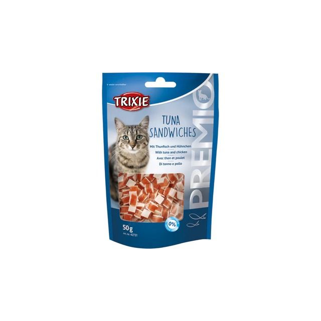 Trixie Premio Tuna Sandwiches Cat Treat  50 gm