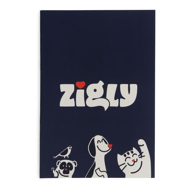 Zigly Pawsome Pals Notebook - Blue