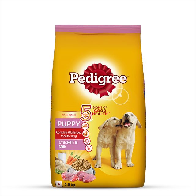 Pedigree Chicken &amp;amp; Milk Puppy Dry Food - 2.8 kg