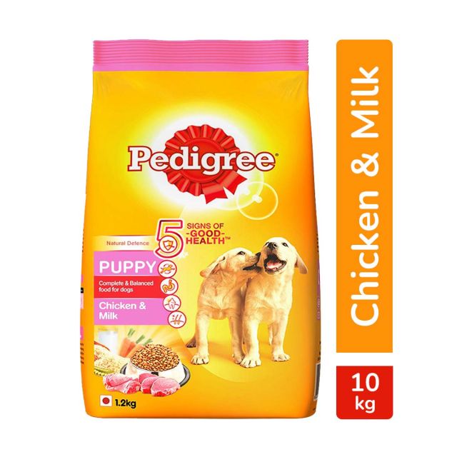 Pedigree Chicken & Milk Puppy Dry Food - 10 kg