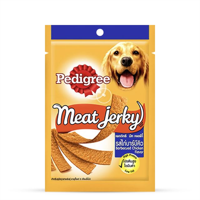 Pedigree Meat Jerky Barbecued Chicken Adult Dog Meaty Treat - 80 gm