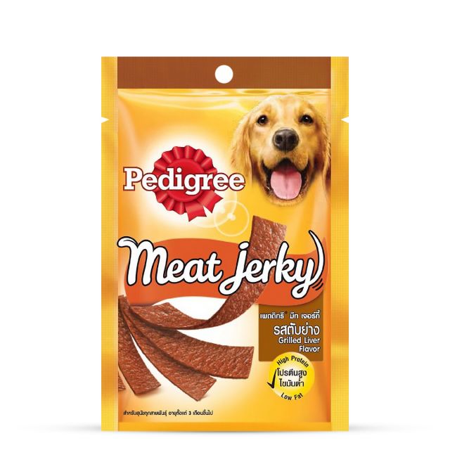 Pedigree Meat Jerky Grilled Liver Adult Dog Meaty Treat - 80 gm