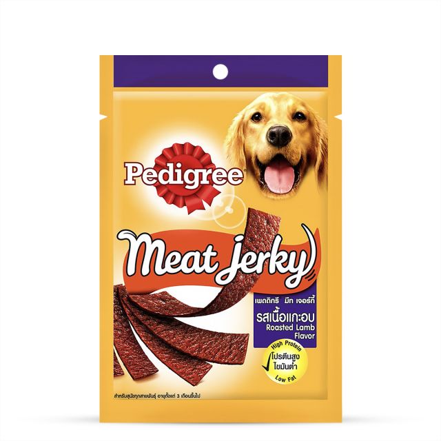 Pedigree Meat Jerky Roasted Lamb Adult Dog Meaty Treat - 80 gm