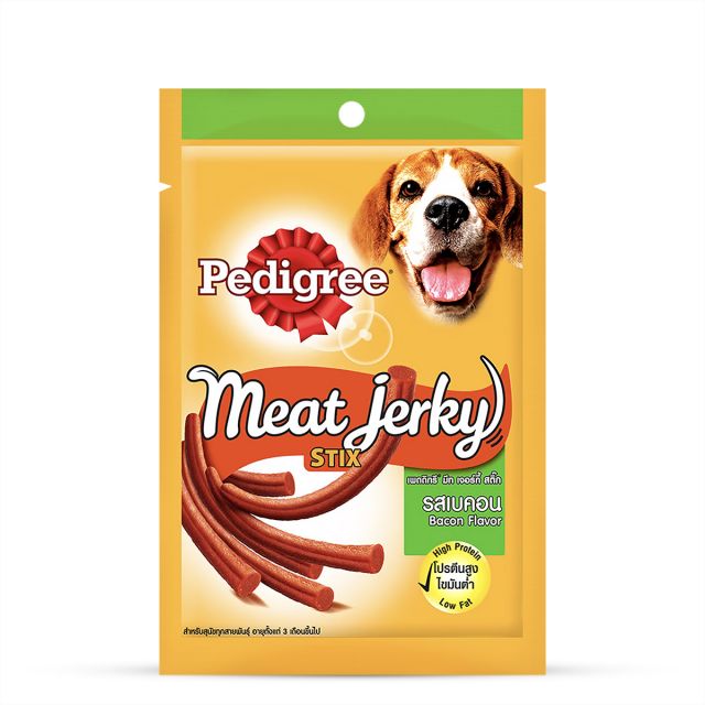 Pedigree Meat Jerky Stix Bacon Adult Dog Meaty Treat 60 gm