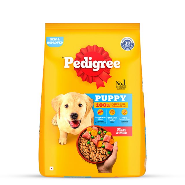 Pedigree Meat & Milk Puppy Dry Food - 10 kg