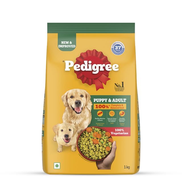 Pedigree Vegetarian Puppy & Adult Dry Food-2.8kg