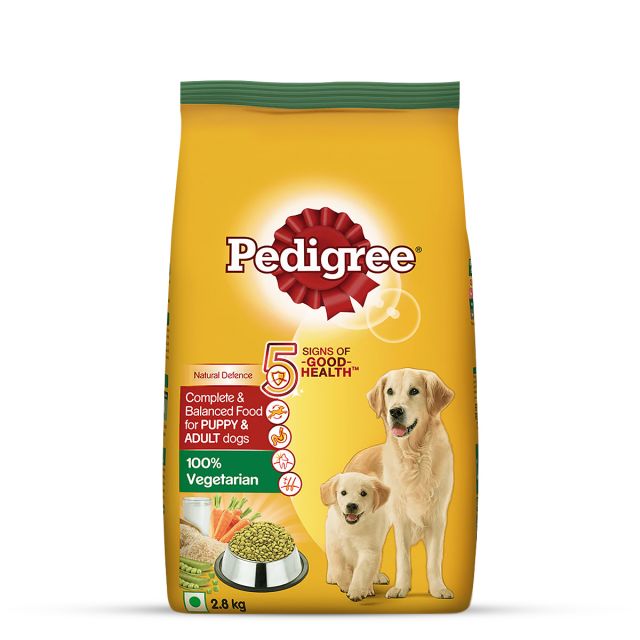 Pedigree Vegetarian Puppy & Adult Dry Food-2.8kg