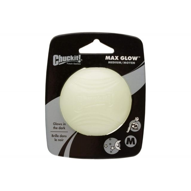 Petmate Chuckit! Max Glow in Dark Ball Fetch Dog Toy - Medium