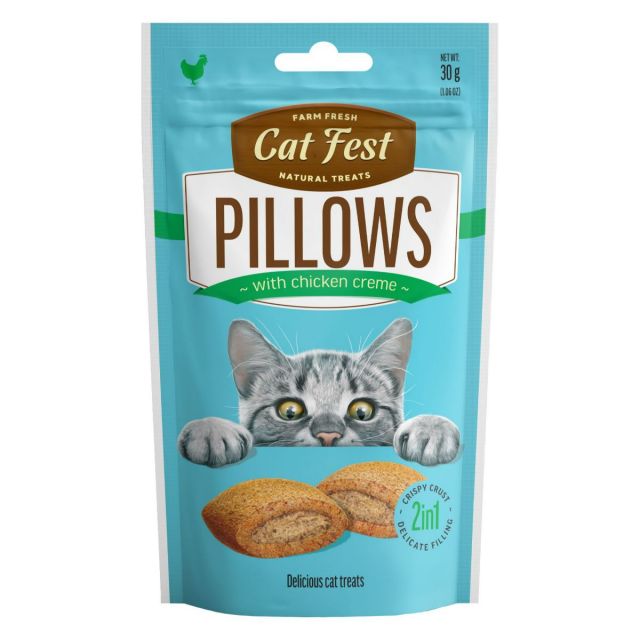 Catfest Pillows with Chicken Cream - 30gm