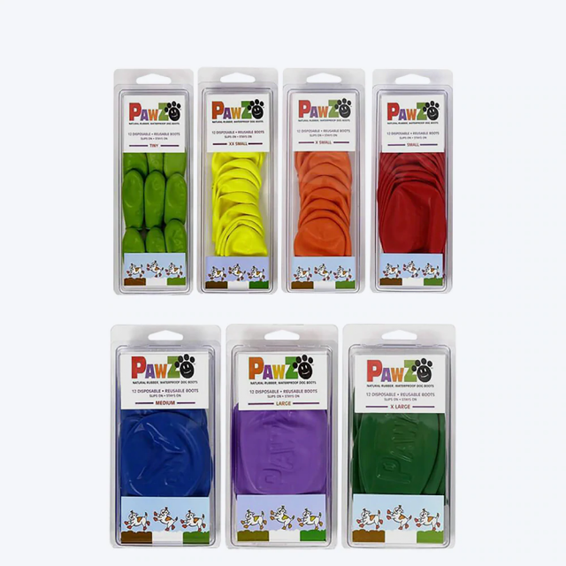 Protex Pawz Disposable Dog Boots Assorted Color