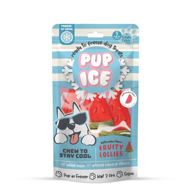 Pup Ice Fruity Lollies Watermelon 3 Pieces - 90 gm