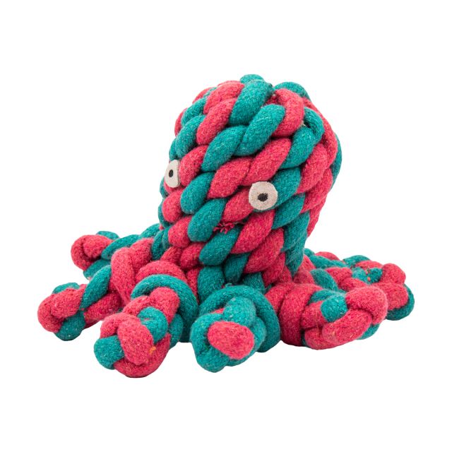 TopDog Premium Pet Toy - Ropey Octopus