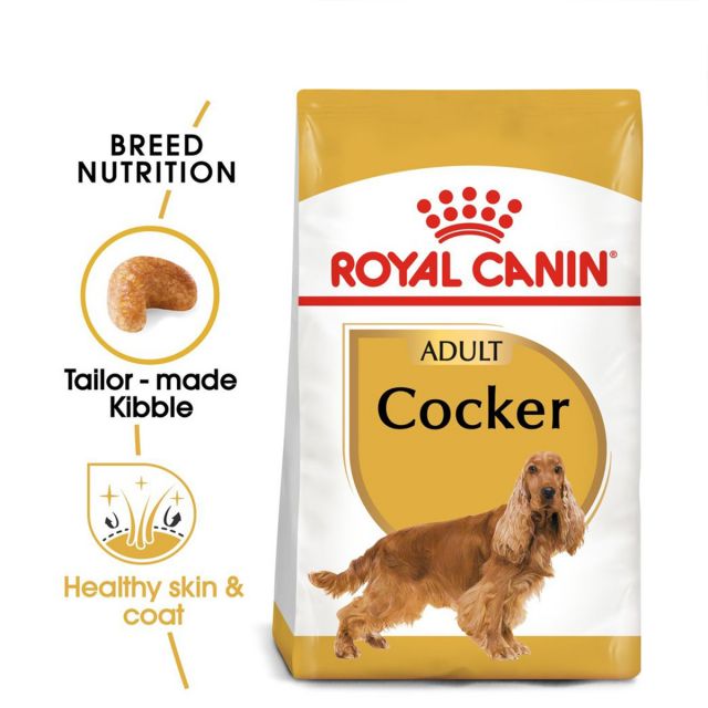 Royal Canin Cocker Adult Dry Dog Food - 3 kg