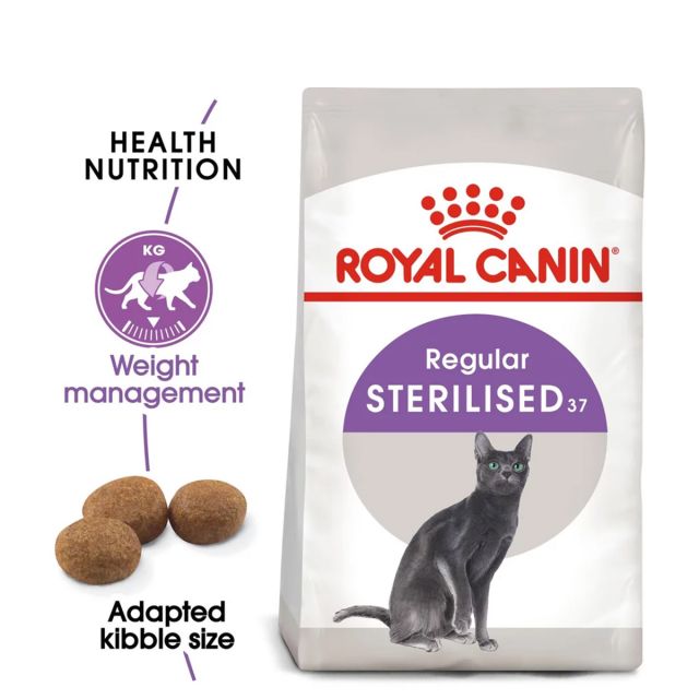 Royal Canin Sterilised 37 Adult Dry Cat Food - 400 gm