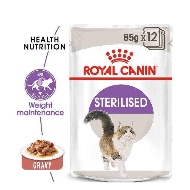 Royal Canin Sterilised Adult Wet Cat Food - 85 gm
