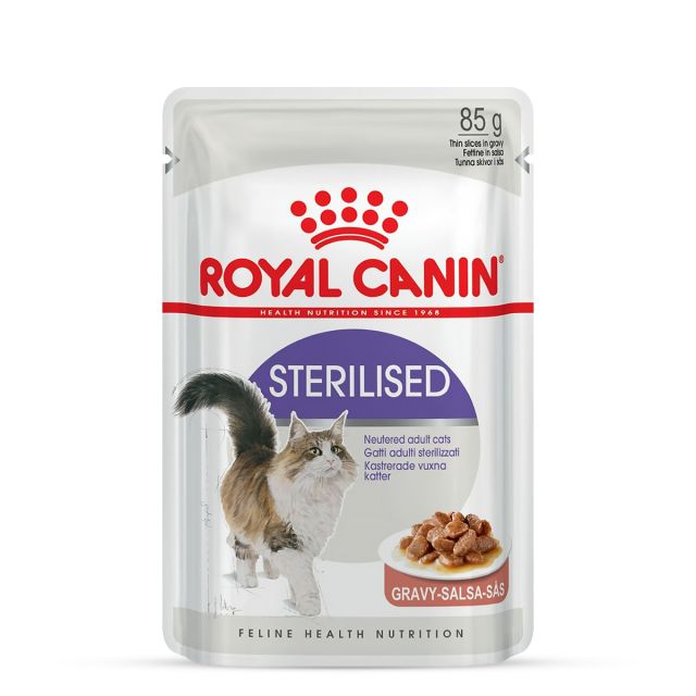 Royal Canin Sterilised Adult Wet Cat Food - 85 gm