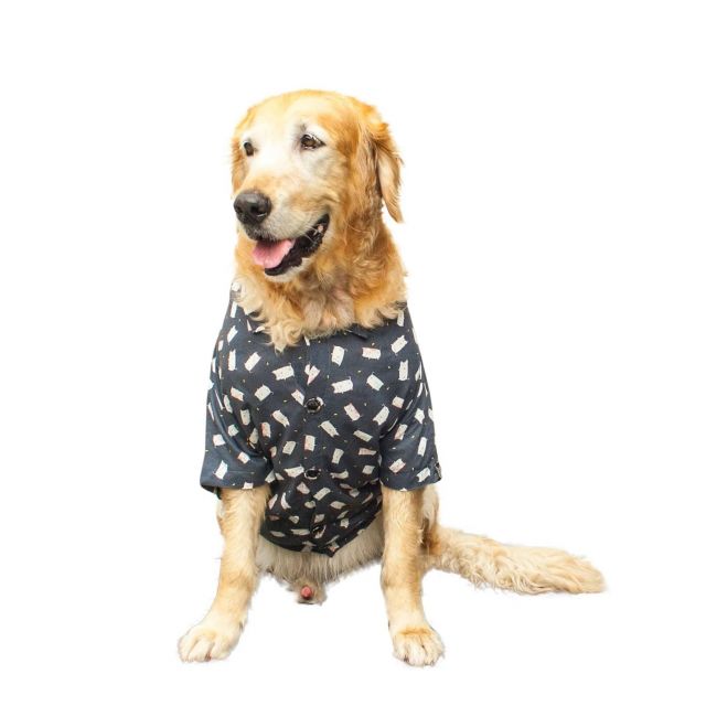 Ruse Constellation Printed Dog Shirt | SoftTech Fabric XS Constellation
