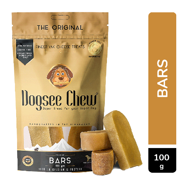 Dogsee Chew Small Bars Long-Lasting Dental Chews For Small Dogs - 100 gm