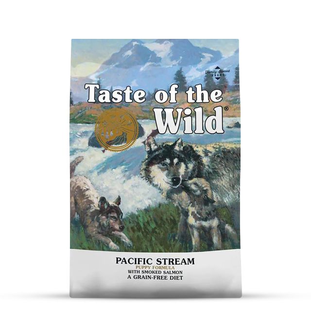 Taste of the Wild Pacific Stream Grain Free Dry Puppy Food - Smoked Salmon - 2 kg