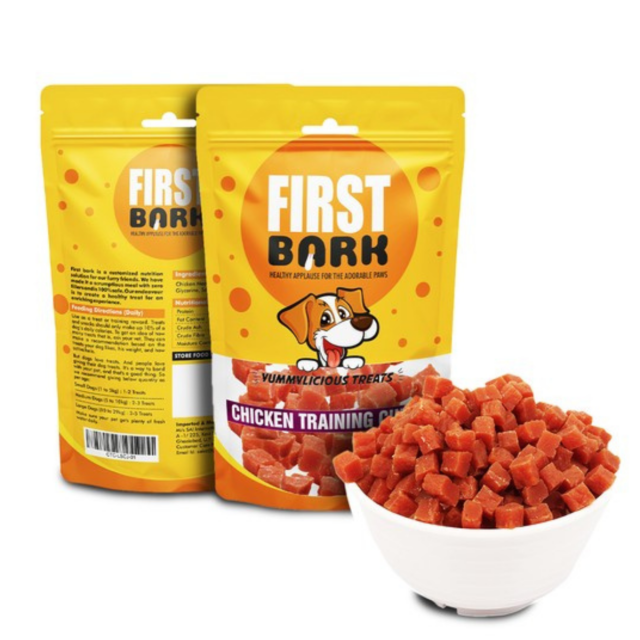 First Bark Chicken Training Cubes Dog Meaty Treat - 70 gm