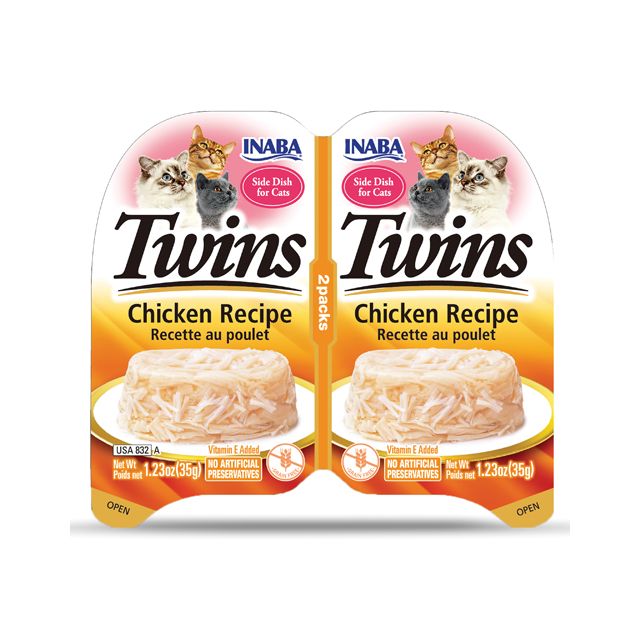 Inaba Cat Twins Cup Chicken Recipe Wet Cat Food - 70 gm