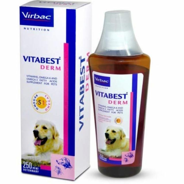 Virbac Vitabest Derm Coat Supplement - 250 ml