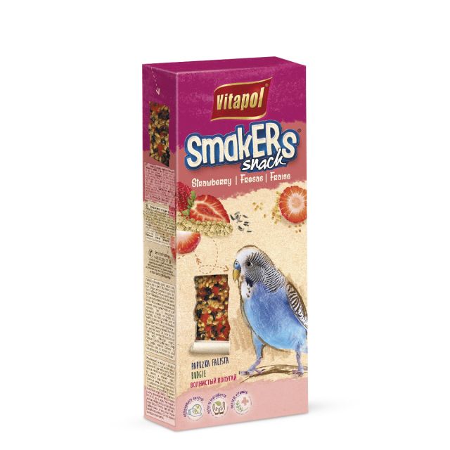Vitapol Strawberry Smakers for Budgie 90-gm