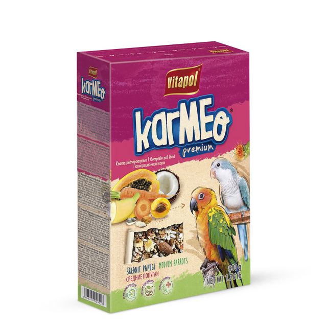Vitapol Karmeo Premium Food For Medium Parrots  800gm