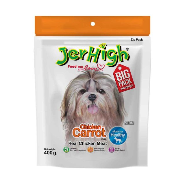 JerHigh Carrot Dog Meaty Treat - 420 gm