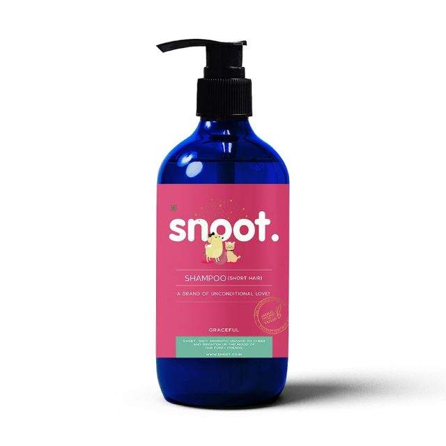 SNOOT Shampoo for Dogs and Cats (Short Hair Pets) - Graceful - 300 ML