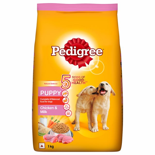 Pedigree Chicken & Milk Puppy Dry Food - 1 kg
