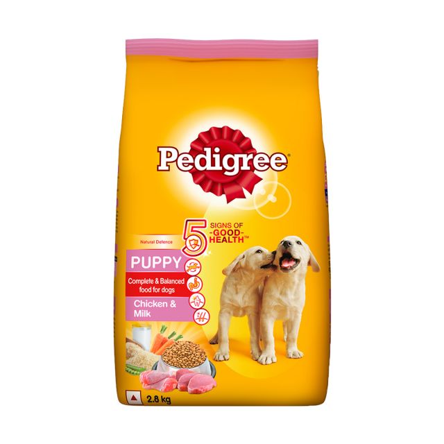 Pedigree Chicken & Milk Puppy Dry Food - 2.8 kg