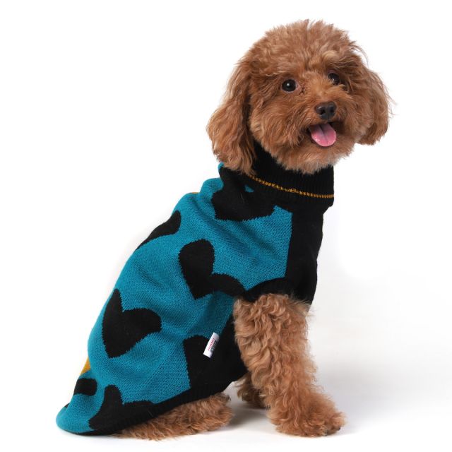 ZL With All My Hearts Dog Sweater-XS