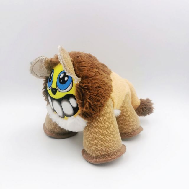 Nutrapet The Fiesty Lion Dog Toy