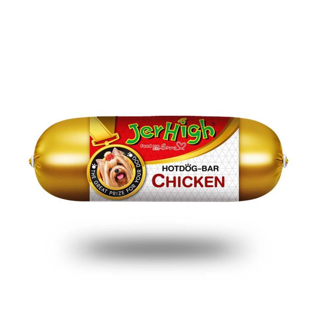JerHigh Hotdog-Bar Chicken Dog Meaty Treat - 150 gm