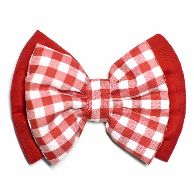 Mutt Of course Cherry Red Bow Tie