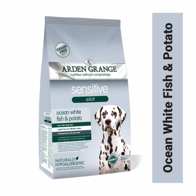 Arden Grange Sensitive Ocean White Fish & Potato Adult Dry Dog Food